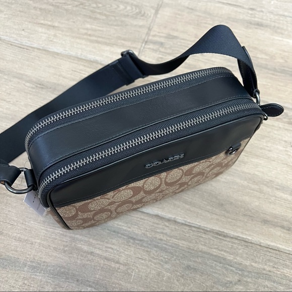 Coach Graham Crossbody In Signature Canvas - Picture 6 of 7